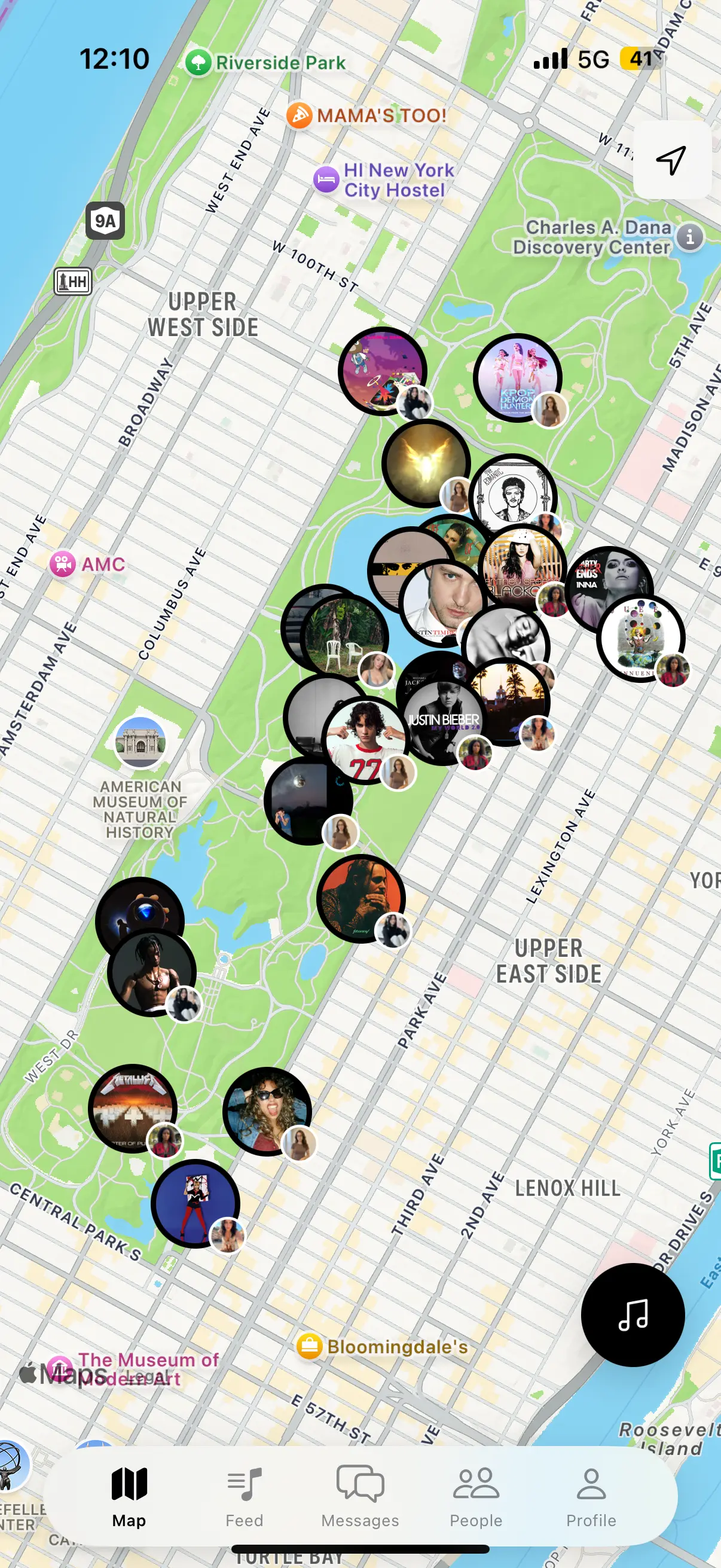 BopSpot map view